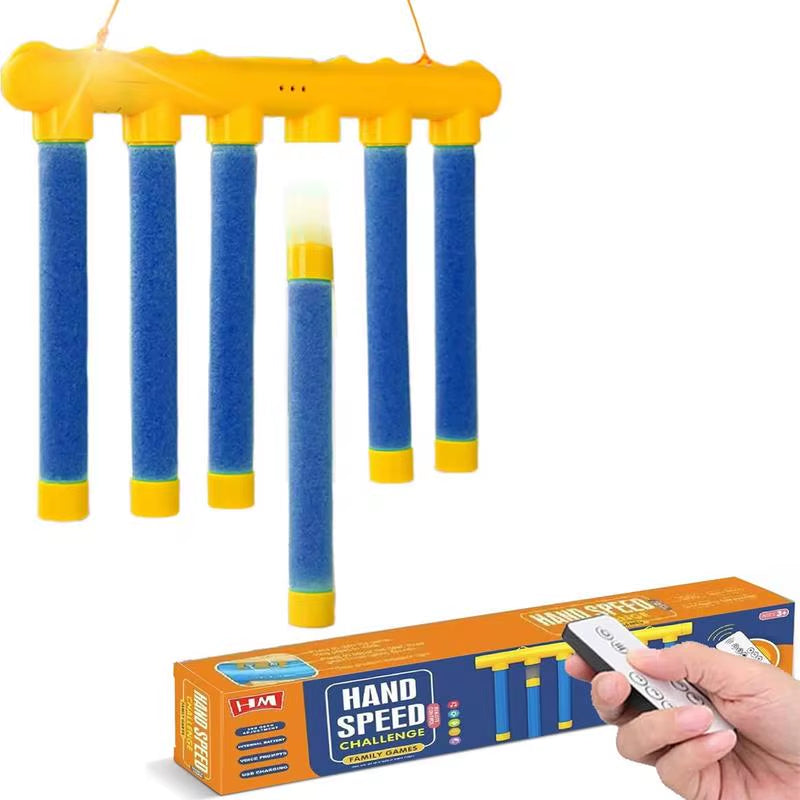 Juego de Palitos que Caen – Juguete Infantil para Atrapar Palitos Juguete Educativo de Reacción Rápida – Entrenamiento de Habilidad y Coordinación – Juego Interactivo Deportivo para Padres e Hijos.