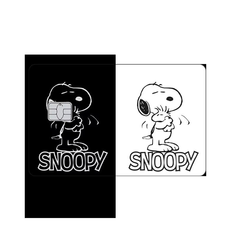 Nuevas pegatinas lindas de Snoopy para tarjetas