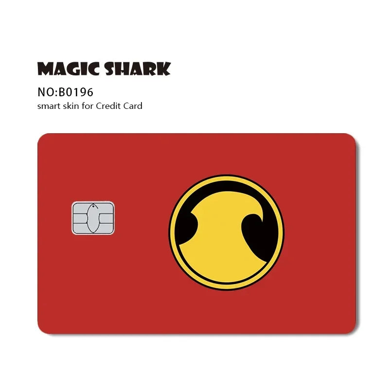 2.5D Matte Stitch Pirates Caribbean Winne Poor Lion King Ultra Thin Skin Cover Sticker Film for Debit Credit Card