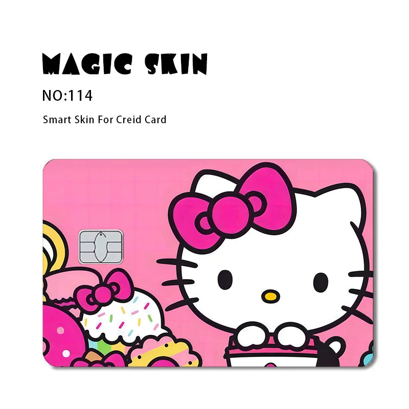 Stickers impermeables con personajes de Hello Kitty y My Melody – compatibles con chip grande o pequeño