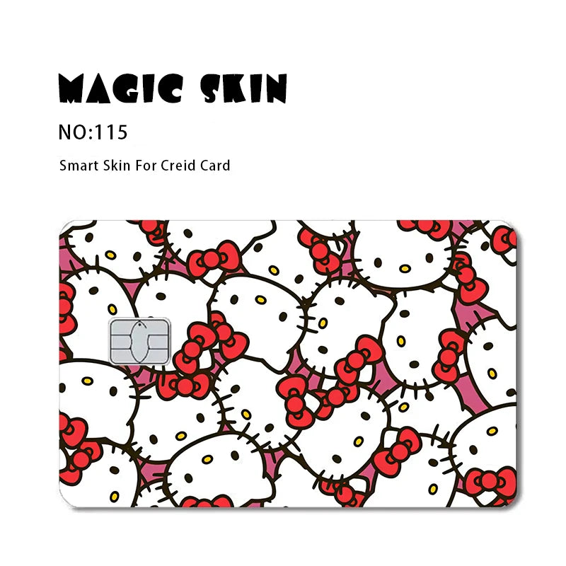 Stickers impermeables con personajes de Hello Kitty y My Melody – compatibles con chip grande o pequeño