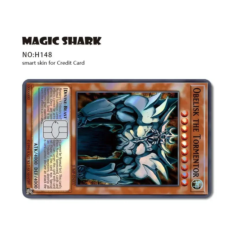 Pegatina reflectante dorada YU GI OH