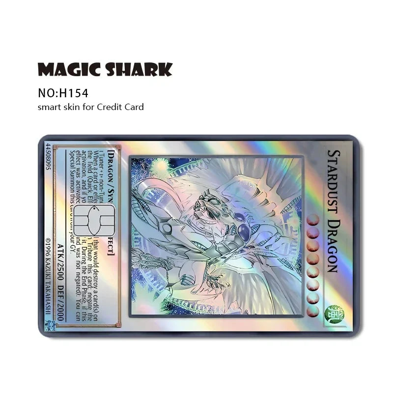 Pegatina reflectante dorada YU GI OH