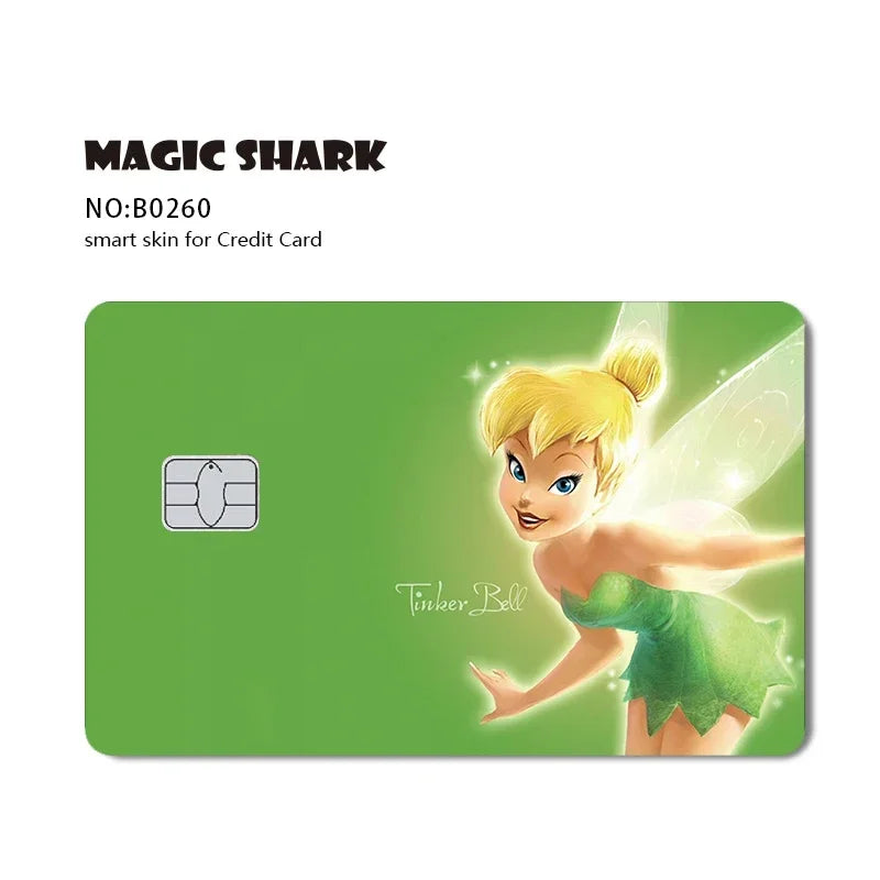 2.5D Matte Stitch Pirates Caribbean Winne Poor Lion King Ultra Thin Skin Cover Sticker Film for Debit Credit Card