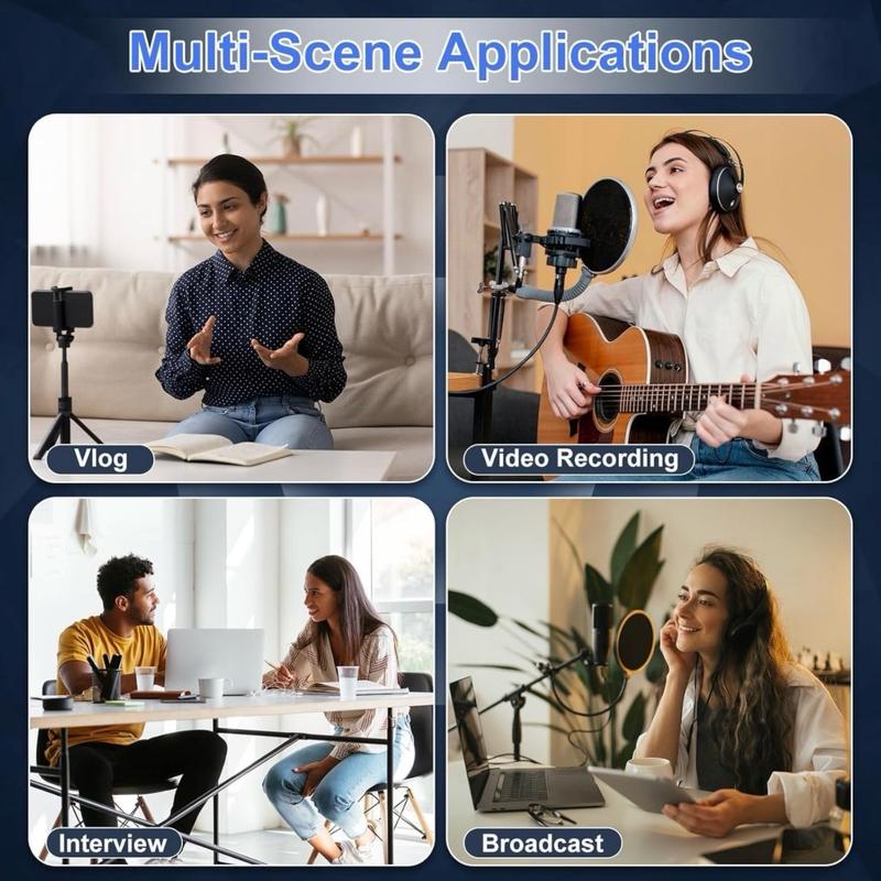 Micrófono de Solapa Profesional Inalámbrico para iPhone y iPad – Micrófono de Condensador Omnidireccional Sin Cables para Grabación de Entrevistas, Videos, Podcasts y Vlogs – Audio Portátil Plug and Play para Teléfonos Inteligentes.