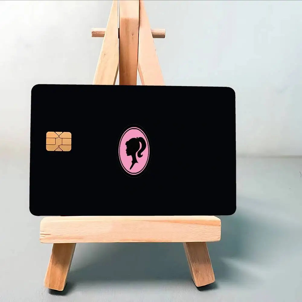Barbie 1 Set of 4 Pcs Credit Card Skin Stickers for VISA Bank Card Waterproof Sticker Anti-Scratch Women Gift