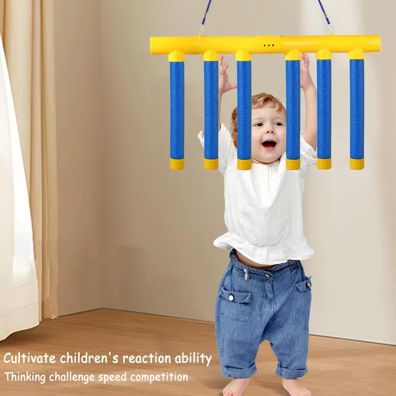 Juego de Palitos que Caen – Juguete Infantil para Atrapar Palitos Juguete Educativo de Reacción Rápida – Entrenamiento de Habilidad y Coordinación – Juego Interactivo Deportivo para Padres e Hijos.
