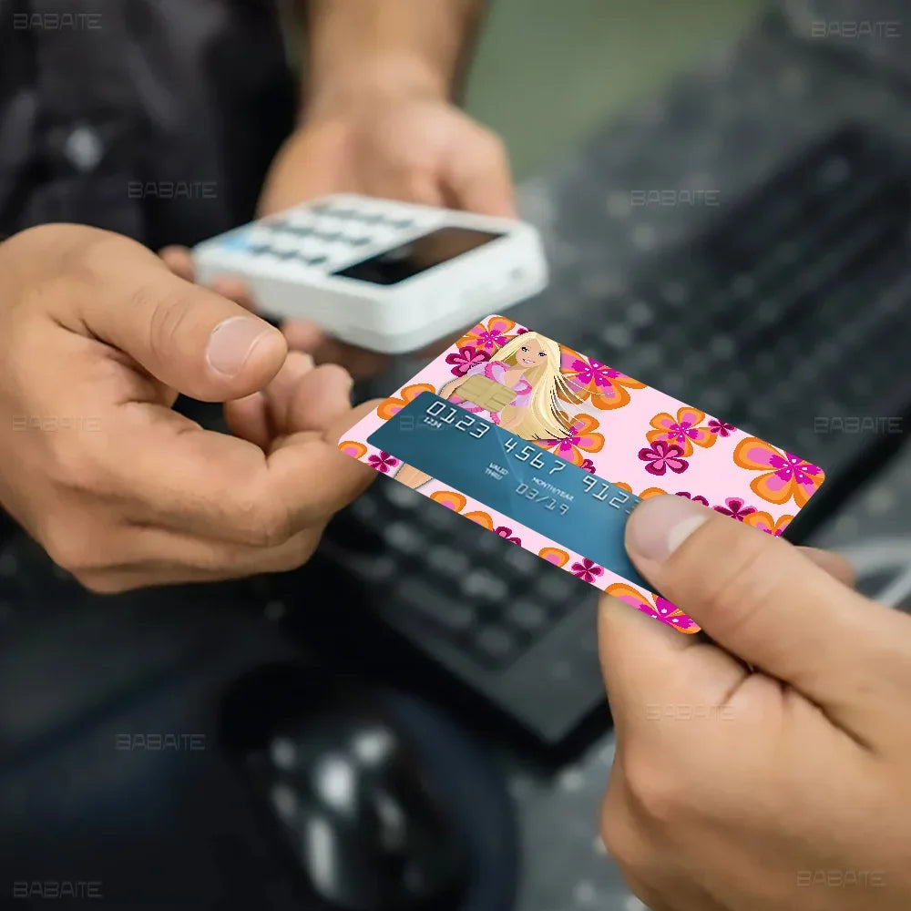 B_Bar-Bies Anime Young Creidt Card Debit Card Sticker Film Case Front Tape for Small Big Chip No Chip