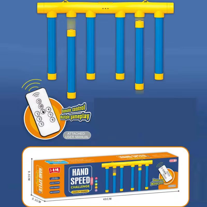 Juego de Palitos que Caen – Juguete Infantil para Atrapar Palitos Juguete Educativo de Reacción Rápida – Entrenamiento de Habilidad y Coordinación – Juego Interactivo Deportivo para Padres e Hijos.