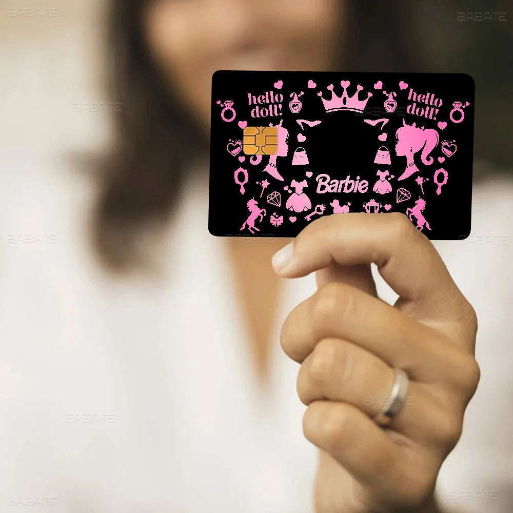 B_Bar-Bies Anime Young Creidt Card Debit Card Sticker Film Case Front Tape for Small Big Chip No Chip