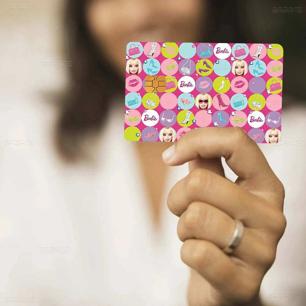 B_Bar-Bies Anime Young Creidt Card Debit Card Sticker Film Case Front Tape for Small Big Chip No Chip