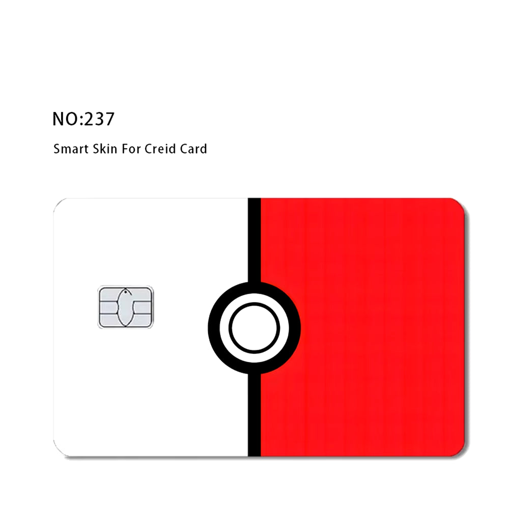 Película Adhesiva PVC estilo Pokémon Pikachu – Pegatina Frontal para Tarjeta de Crédito, Débito o Bancaria