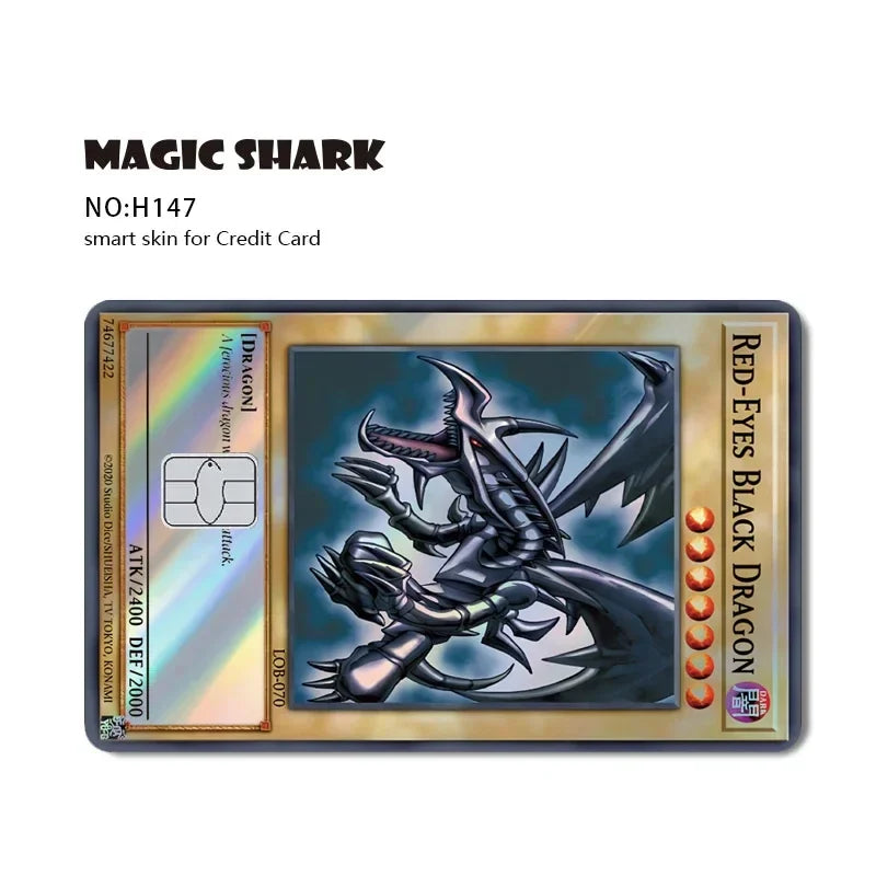 Pegatina reflectante dorada YU GI OH