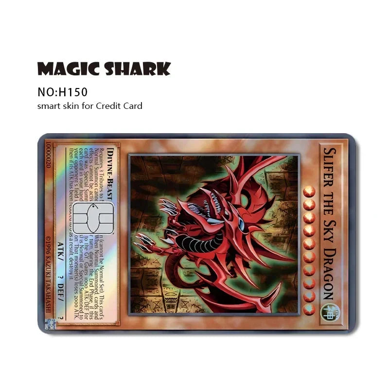 Pegatina reflectante dorada YU GI OH