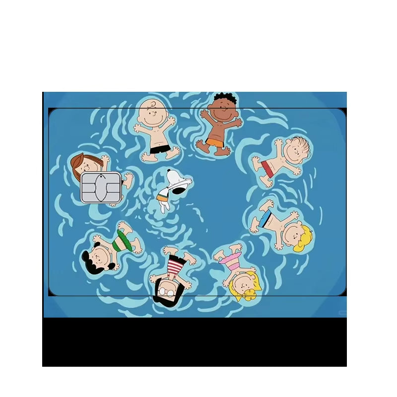 Nuevas pegatinas lindas de Snoopy para tarjetas 