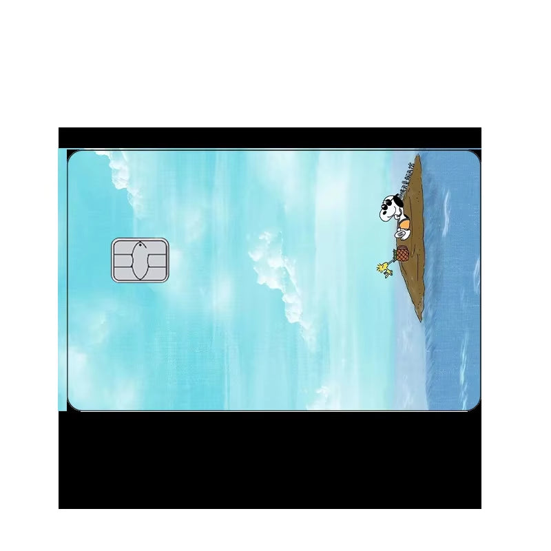 Nuevas pegatinas lindas de Snoopy para tarjetas 