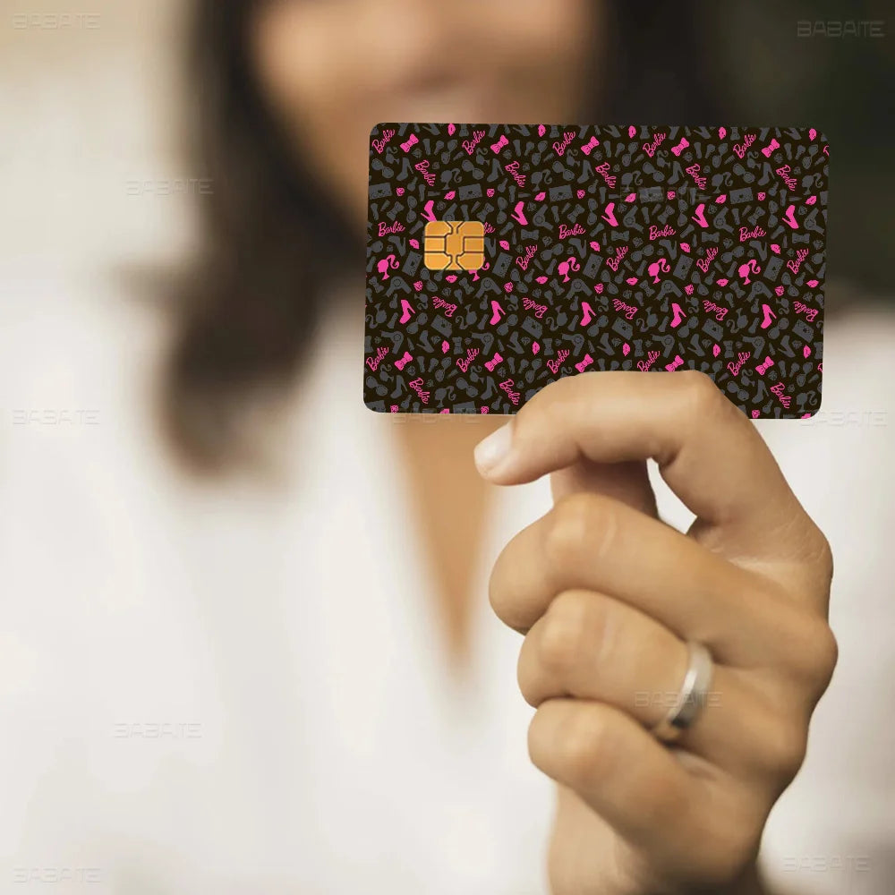 B_Bar-Bies Anime Young Creidt Card Debit Card Sticker Film Case Front Tape for Small Big Chip No Chip