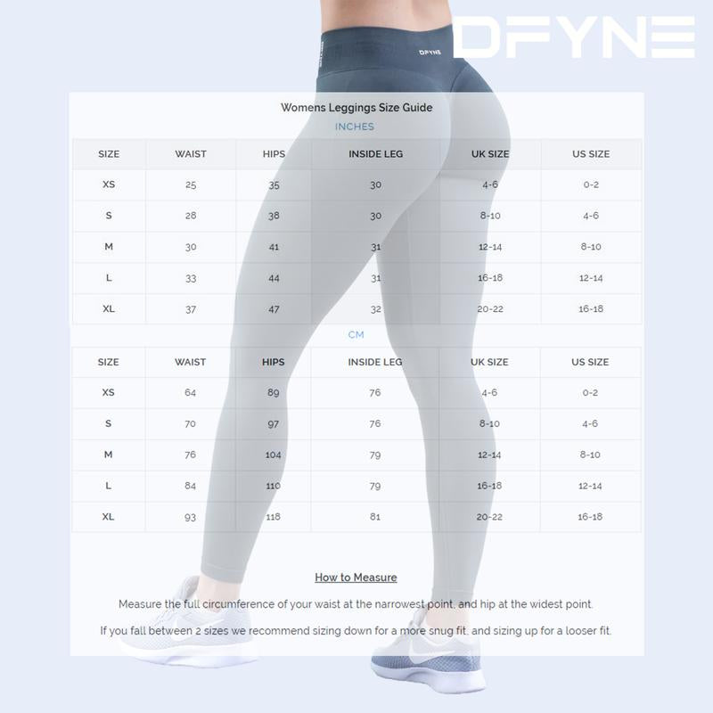 Leggings Dfyne Impact – Prendas Inferiores para Mujer, Ajuste Cómodo, Diseño Sin Costuras – Ropa Femenina.