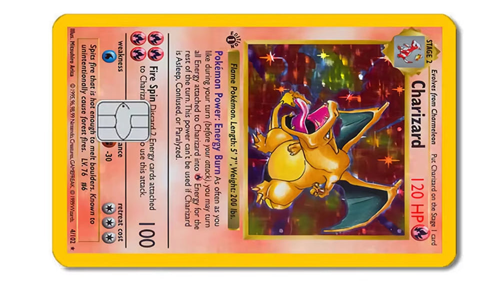 Película Adhesiva PVC estilo Pokémon Pikachu – Pegatina Frontal para Tarjeta de Crédito, Débito o Bancaria