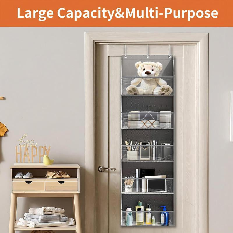 Organizador de Puerta Colgante – Almacenamiento de 5 Niveles con Bolsillos Grandes Diseño Antivuelco, Capacidad de 20 kg – Ideal para Dormitorio, Baño, Despensa – Perfecto para Decoración y Regalos.